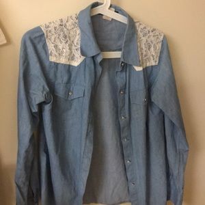 jean blouse